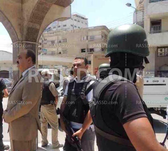 انتشار أمني مثف بالمنصورة تحسبا لخروج تظاهرات رافضة للانقلاب