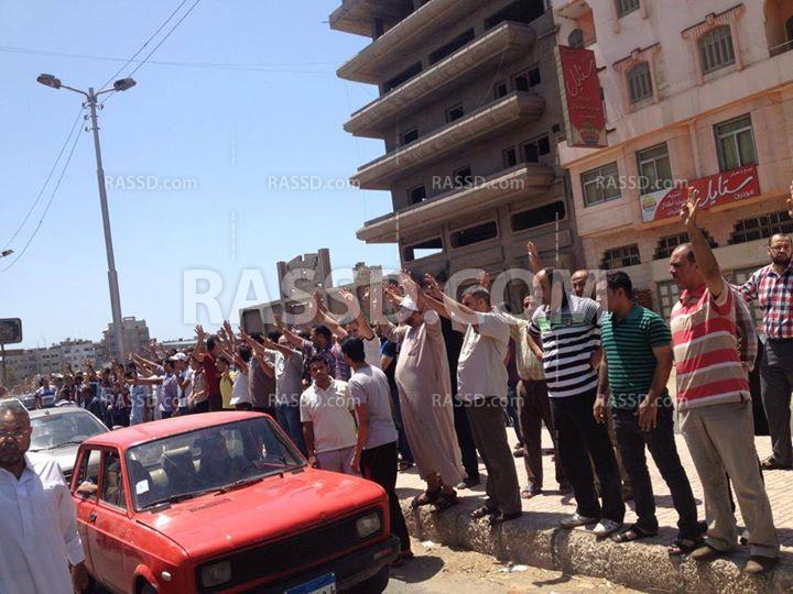 دمياط تنتفض رفضا لحكم العسكر