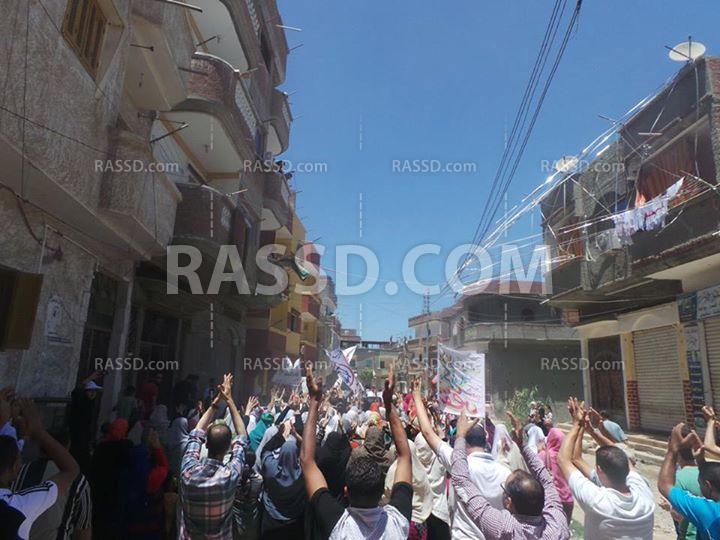 مسيرةحاشدة لثوار كفر الدوار بجمعة الغضب