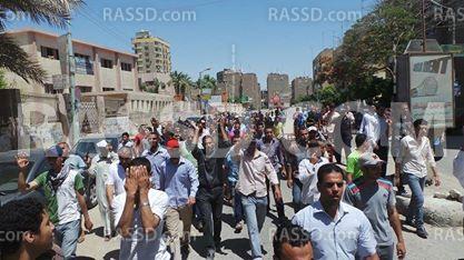 تظاهرات تجوب شوارع “الفيوم” في الموجة الثورية الثالثة