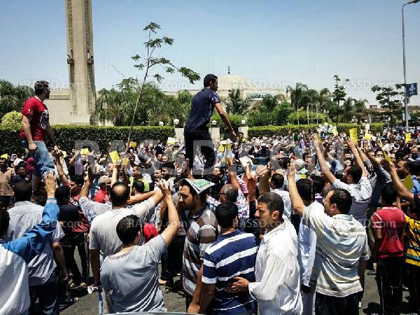 مسيرة مناهضة للانقلاب بـ”التجمع الخامس”