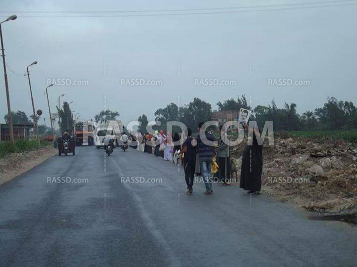 فعاليات صباحية رافضة للانقلاب بالمنوفية