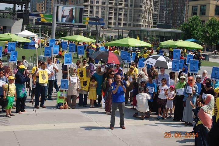 فعاليات رافضة للانقلاب بكندا للمطالبة بالإفراج عن معتقلي مصر