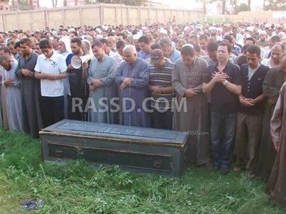 تشييع شهيد”الواسطى”في مذبحة الفجر