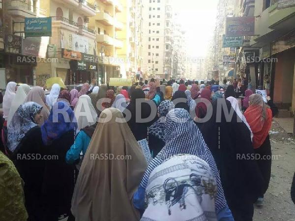 مسيرة  بـ”الدقهلية” في الذكرى الأولى لمذبحة “حرائر المنصورة”