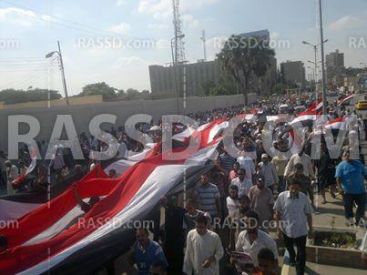 مسيرة حاشدة بالاسماعيلية رفضا للانقلاب العسكري