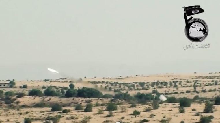 فيديو | “بيت المقدس” تستهدف إسرائيل بـ5 صواريخ من “سيناء”