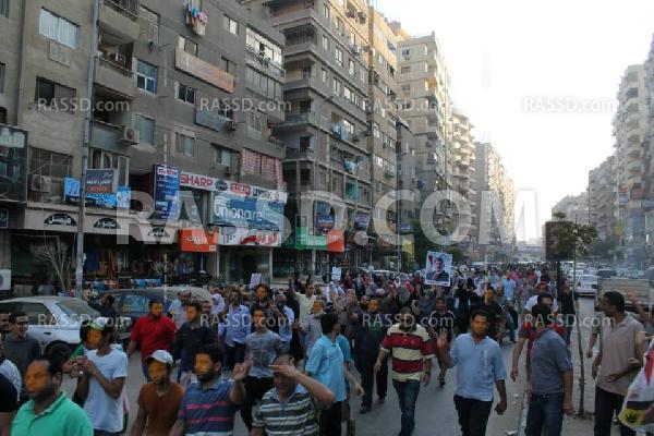 مسيرة مناهضة للانقلاب العسكري بـ”فيصل” في “الجيزة”