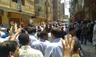 مسيرة بالزقازيق بالشرقية تنديدا بارتفاع الأسعار