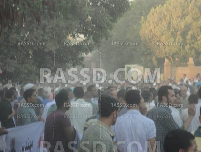 شهيد الجيزة قتل بسيارة عقيد وسط المسيرة والمئات يشيعونه