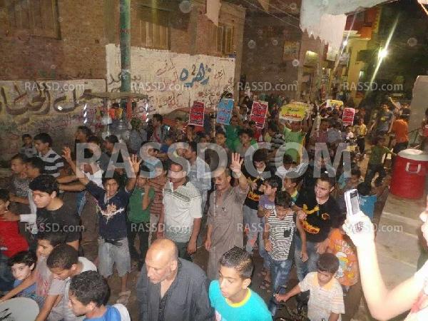 مسيرات في “كرداسة” و”الصف” بـ”الجيزة” تنديدًا بالانقلاب