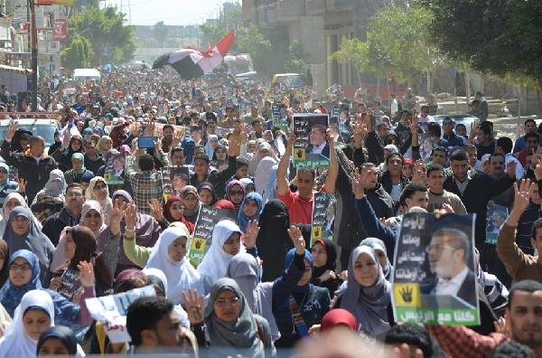 مسيرة بأسيوط تضامنا مع غزة