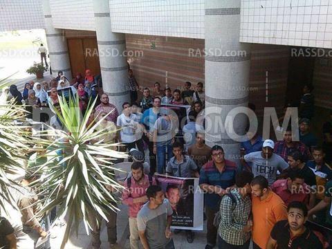 طلاب العاشر من رمضان ينددون باستشهاد زميلهم برصاص الانقلاب