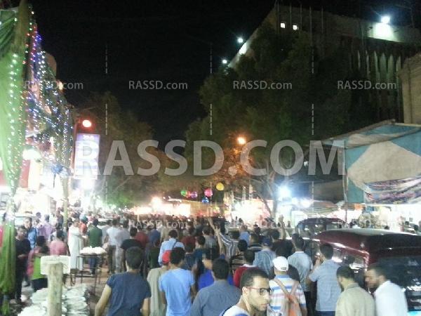 مسيرة مناهضة للانقلاب بحلوان