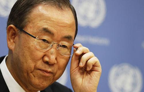 “كى مون” يغادر القاهرة عقب لقاء السيسي