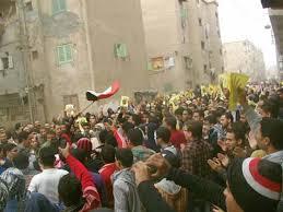 مسيرة بـ”أبو حمص” بالبحيرة تضامنا مع غزة