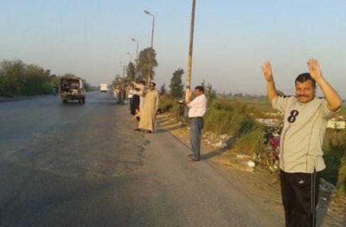 سلسلة بالحسينية بالشرقية تطالب بوقف العدوان على غزة