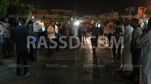 تظاهرة ليلية في “العاشر من رمضان” تنديدًا بالانقلاب