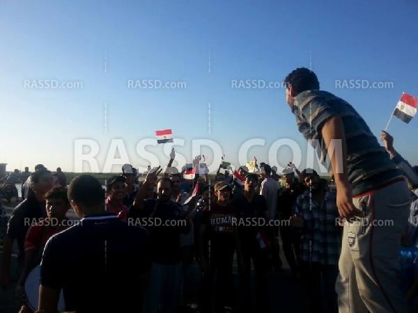 سلاسل بشرية بـ”ميت غمر” و”الجمالية” في محافظة “الدقهلية”