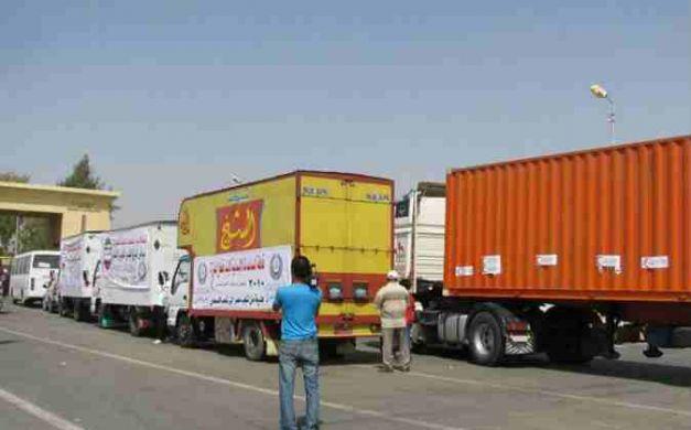 انطلاق قافلة إغاثة الصيادلة إلى غزة بقيمة مليون جنيه