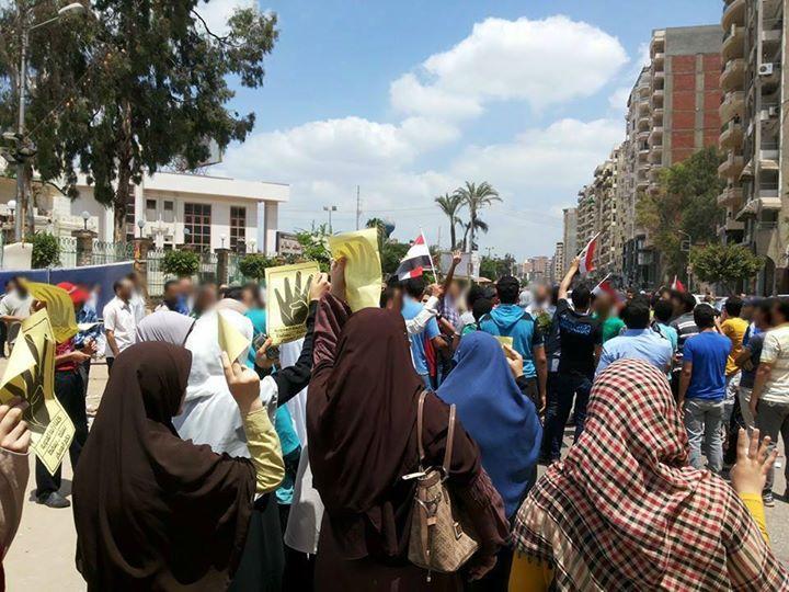 فعاليات حاشدة بالدقهلية تضامنا مع المقاومة الفلسطينية