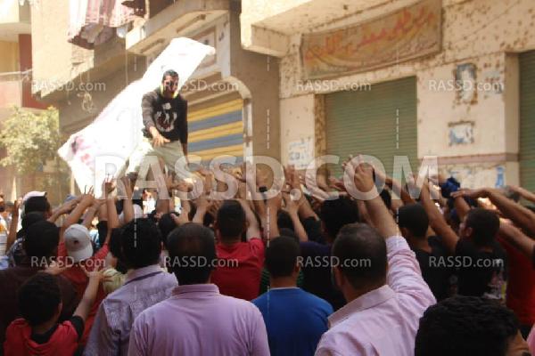 “ألتراس أحرار” يشارك في مسيرة بـ”الوراق” في الجيزة