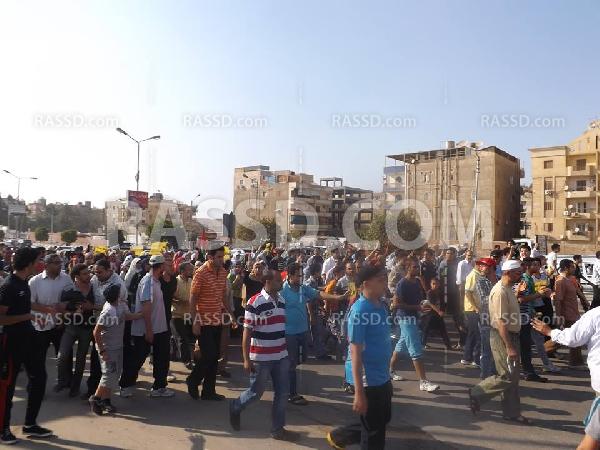 تظاهرة تضامنية مع “غزة” في “المقطم” بالقاهرة