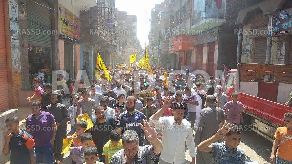 مسيرات حاشدة بـ”القليوبية” في جمعة “عيد الشهداء”