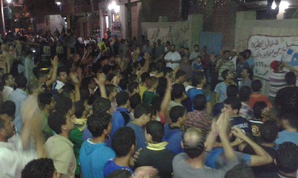 مسيرة مناهضة للانقلاب بمدينة “القرين” في الشرقية