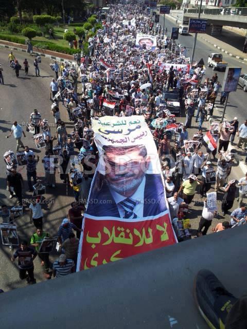 مسيرة مصطفي محمود تصل للدقى في طريقها للنهضة