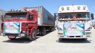 انطلاق قافلة “الجزائر غزة 3 ” لدعم الشعب الفلسطينى