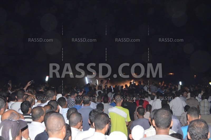 أبو المطامير تشيع شهيد مجزرة المنصة