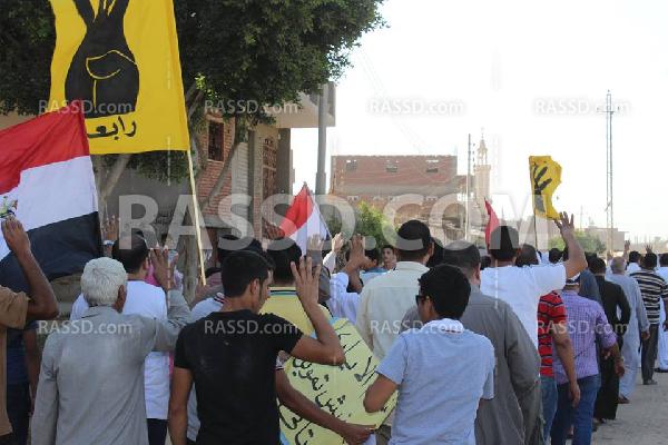 مسيرة ضد العسكر بـ”شبين القناطر”