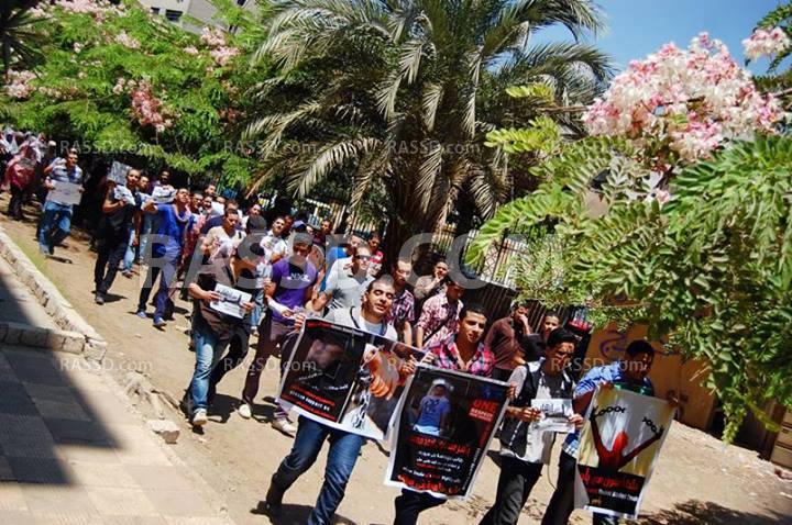 طلاب بني سويف ينظمون فاعلية تضامنا مع زميلهم المعتقل