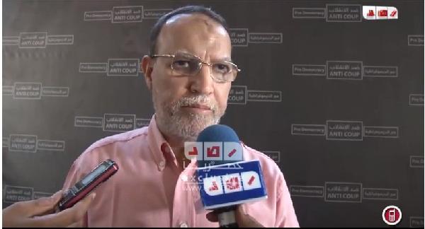 فيديو.. العريان: ندرس توسيع الاعتصامات ونقابل الوفود في رابعة