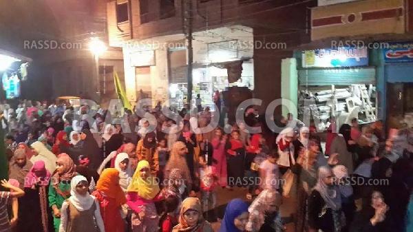 صور | مسيرتان مناهضتان للانقلاب في “بني مجدول” و”ناهيا” بالجيزة