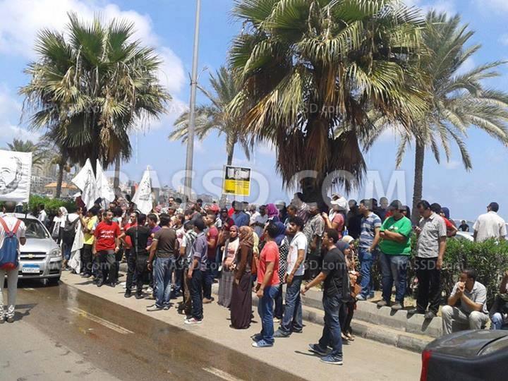 وقفة أمام محكمة الإسكندرية للإفراج عن حسن مصطفى