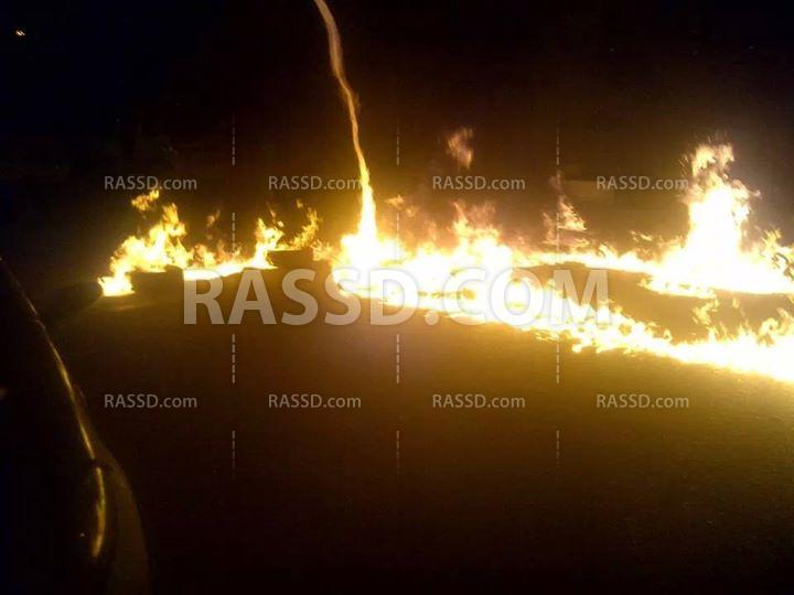 أهالي بنى سويف يقطعون الطريق احتجاجا على غلاء الأسعار