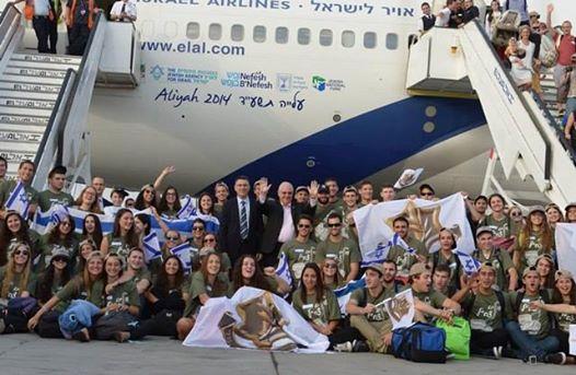 بالصور..رئيس اسرائيل يستقبل متطوعين امريكيين لقتال حماس