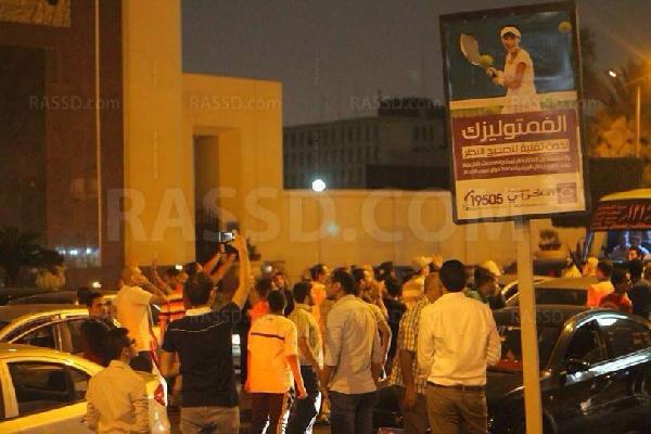 مسيرة مناهضة للانقلاب أمام وزارة الدفاع