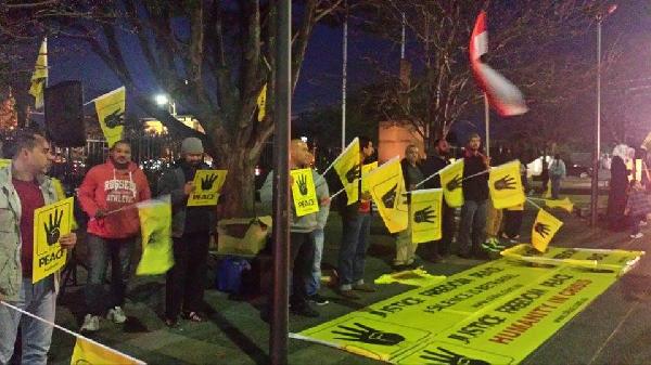 صور | فاعلية في الذكري الأولى لمذبحة رابعة بسيدني