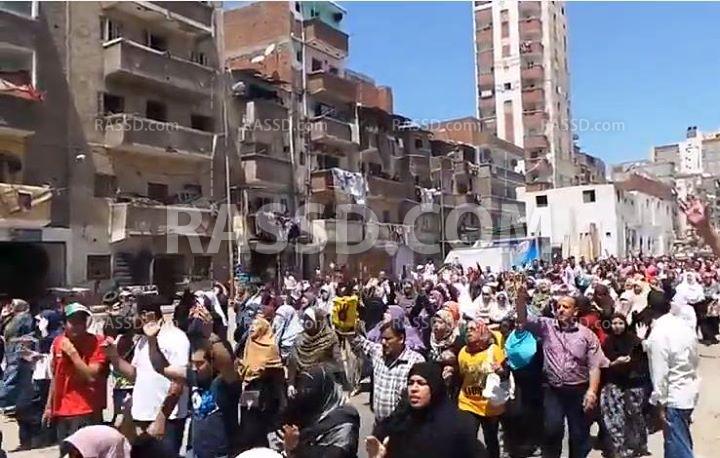 استمرار انطلاق تظاهرات ذكرى المذبحة بالفيوم والإسكندرية