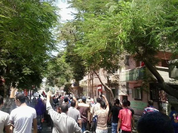 مسيرة ببني سويف الجديدة في ذكرى مذبحة رمسيس