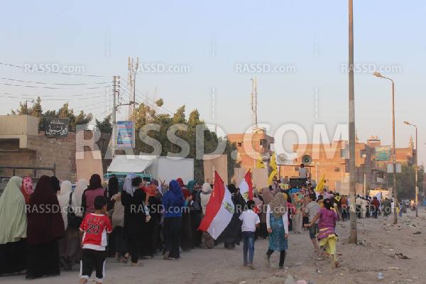 مسيرتان في “الخانكة” و”شبرا الخيمة” بـ”القليوبية”