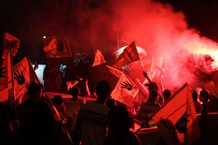 وقفة لـ”عفاريت مدينة نصر” أمام منزل الشهيد”عبدالرحمن طه”