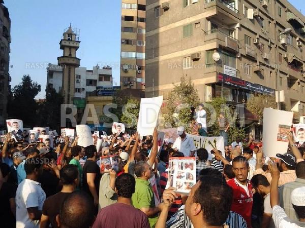 مسيرة حاشدة لرافضي الانقلاب بالمعادي