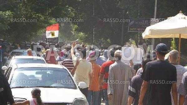 أحرار المعادي يطالبون بالقصاص للشهداء