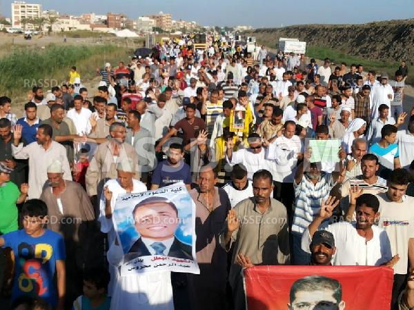 فعاليات منددة بحكم العسكر في “كفر الشيخ”