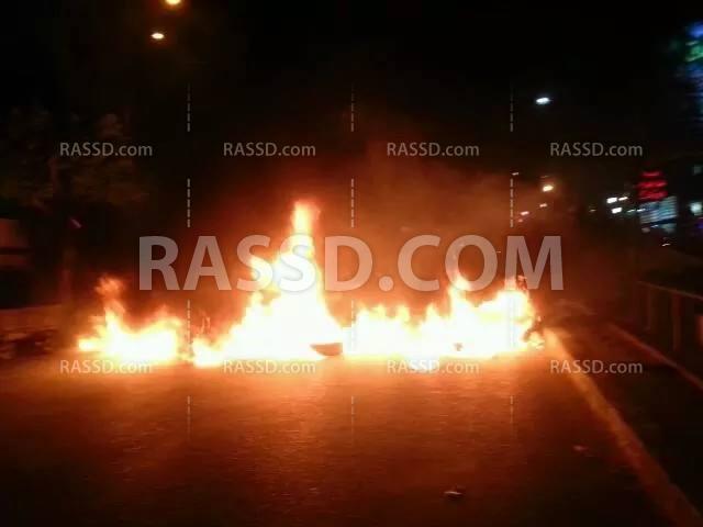 مجهولون يقطعون طريق بني سويف