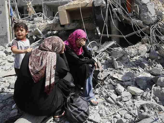 تدمير9 منازل خلال غارة صهيونية بجوار “خانيونس”